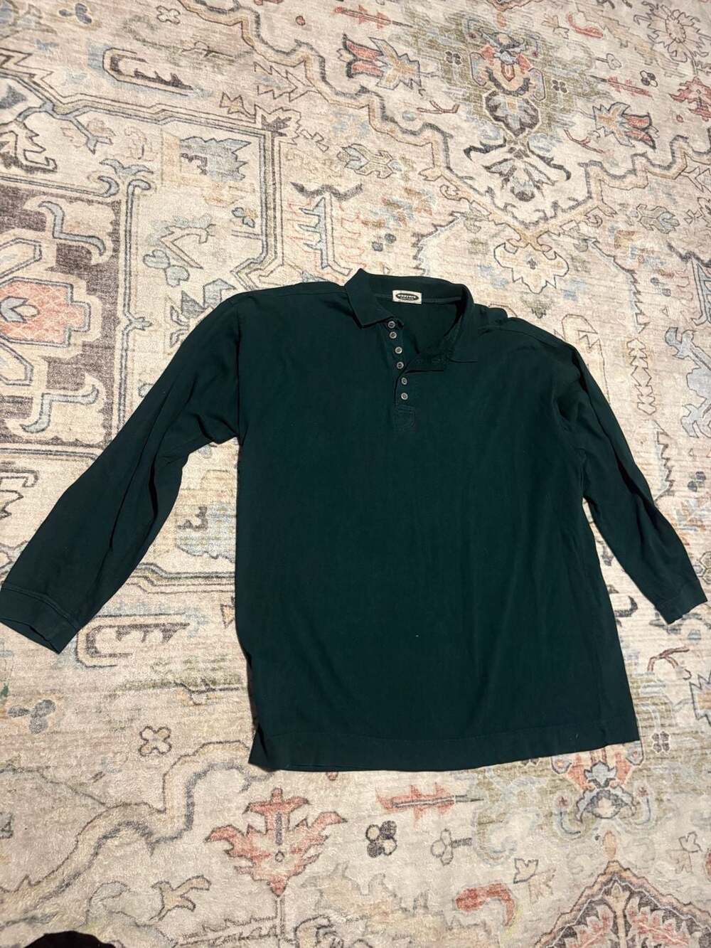 Weavers Vintage Quality Originals Long Sleeve Polo Shirt